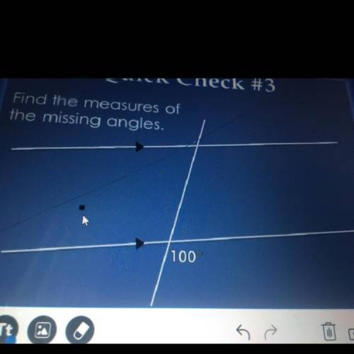 Find the measures of the missing angles 
Help pleaseee