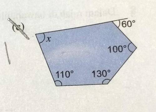 Calculate the value of x for the following polygon

(answers me or i'll throw oli london at you )​