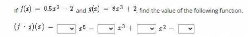 Find the value of the following function
