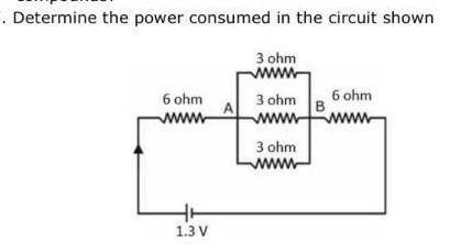 Determine the power consumed.please answer correctly...​