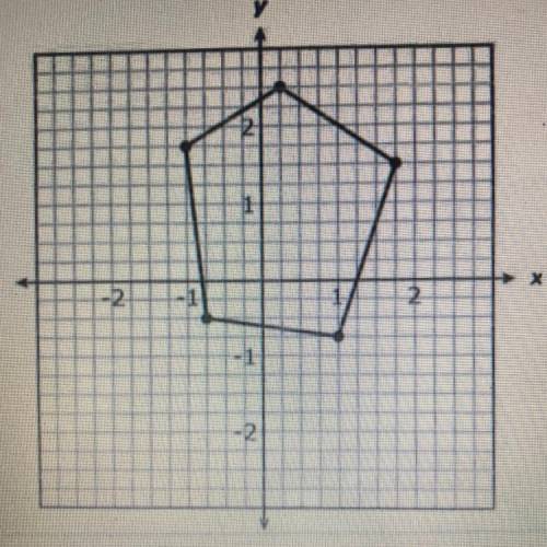 +

3 Which point is located on the perimeter of the
polygon?
a. (-1/2, 2 and 1/4)
b. (1, -1/2) 
c.
