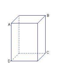 Which describes the cross section of the square prism that passes through the vertices A, B, C, and