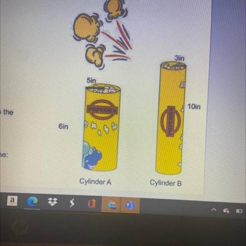 What’s the volume of each cylinder