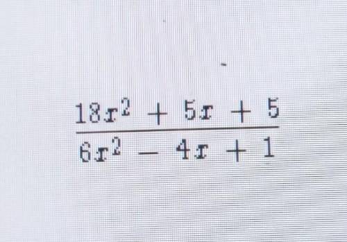 Use long division to rewrite the following expression. write your answer in the format of q(x) + r(