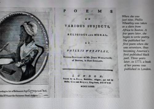 ! 40 POINTS ! Write a short diary entry pretending that you are Phillis Wheatley after the publicat