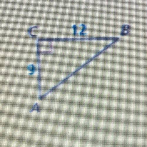 Solve the following right triangle. Round to the nearest tenth.