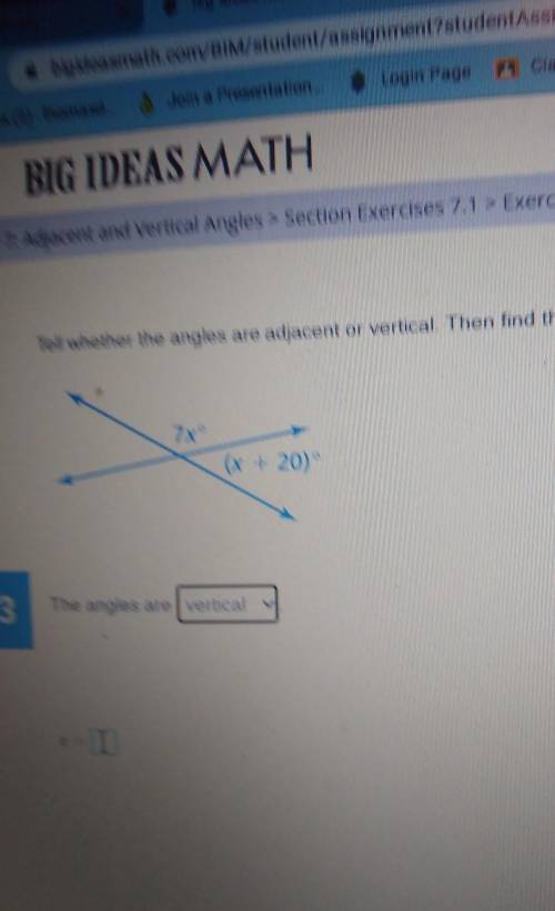 71 Adjacent and Vertical Angles > Section Exercises 7.1 > Exercise 13 Tell whether the angles