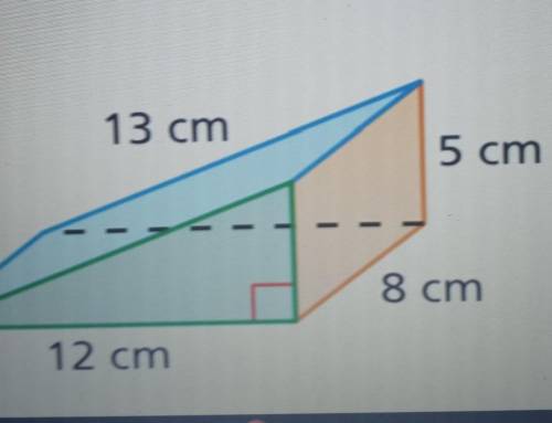 2. Find the Surface Area 13 cm 5 cm 8 cm 12 cm​