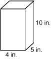 Easy Question

What is the surface area of the rectangle 
110 in²
180 in²
200 in²
220 in²