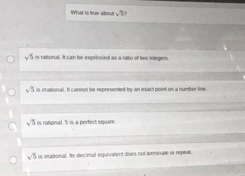 Please help me i only know that it is irrational