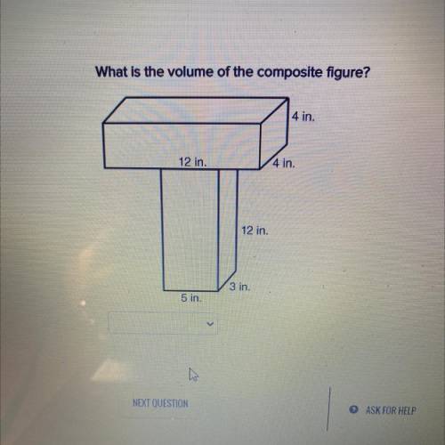 What is the volume of the composite figure?