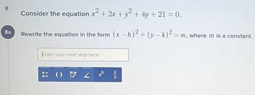 Consider the equation

rewrite the equation in the form​