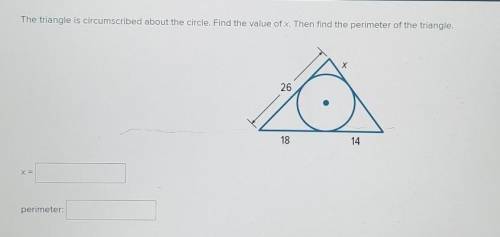 What is the value of x and the perimeter? Pls I need help​
