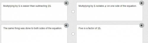 Which is the best reason why step 1 is a good first step in the solution shown?`

WILL GIVE BRIANE