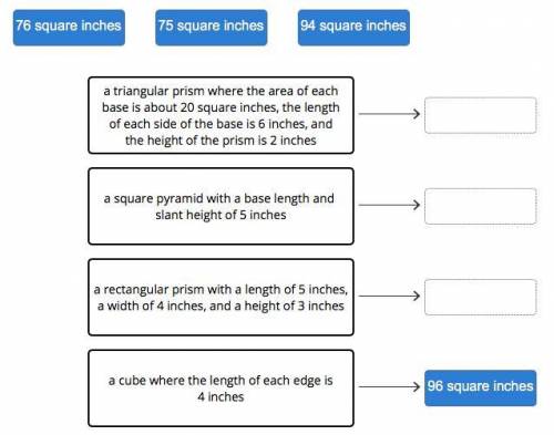 Find the surface area or the approximate surface area of each figure.
