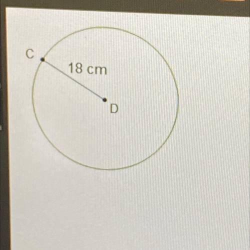 Which statements are true regarding the area of circle

D? Select two options.
The area of the cir