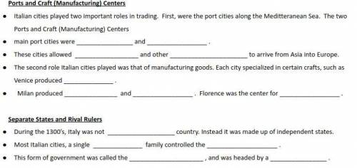I need help with this history assignment, please help me.