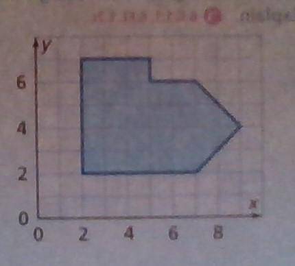 Explain one way to find the area of the polygon at the right. Then find the area in square units.