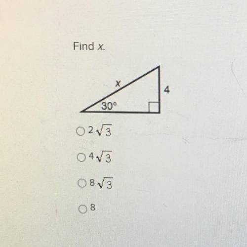 Find x.
2^3
4^3 
8^3 
8