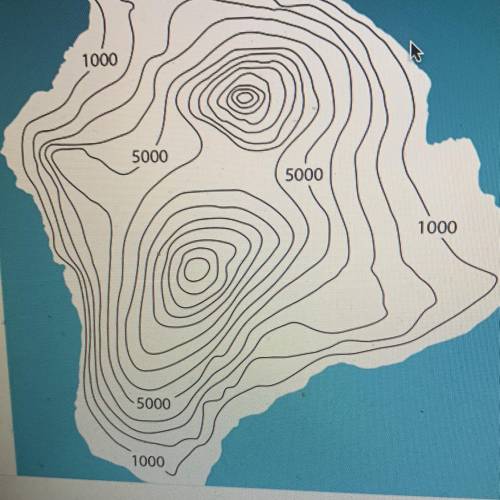 What is the contour interval of this map
1000
2000
3000
4000