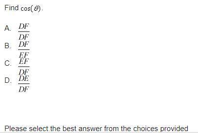 HELP QUICKLY!
Select the best answer from the choices provided
