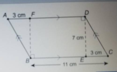 ILL GIVE BRAINLEST AND 50 PTS!

what is the area of this parallelogram?36cm^267cm^277cm^298cm^2​