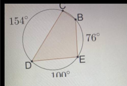 Find angle E? In the problem about