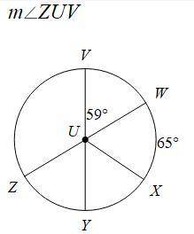 What is the measure of angle ZUV? *