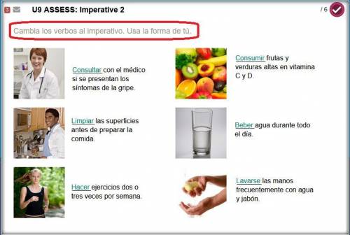 Spanish help please! 10 Points!

Fill in the blanks with the correct imperative verbs, using the f