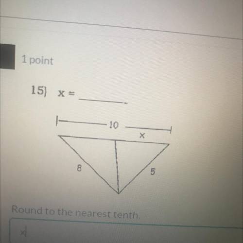 Finding X in triangle