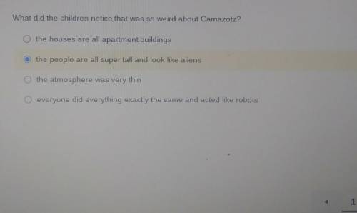 What did the children notice that was so weird about Camazotz?​