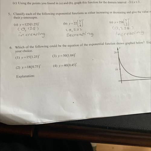 Can anyone help me with 6? Please