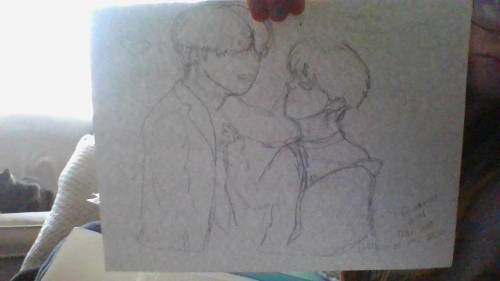 BTS fanart! how did i do? what do i need to do to make them better?
their not finished (some)
