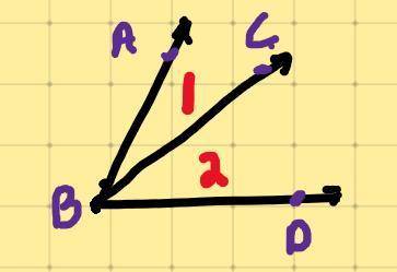 In the figure below, the measure of angle ABD = 64 degrees. The measure of angle ABC = 3x + 6. the