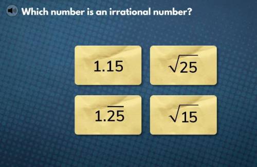 Which number is irrational