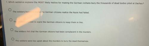 HISTORY OF THE HOLOCAUST! Please help.