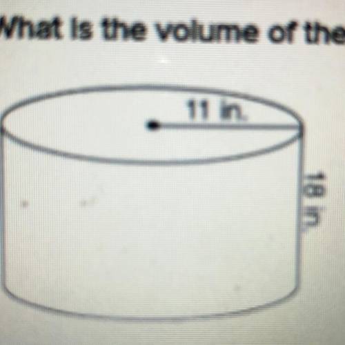 What is the volume of the cylinder shown? (Use 3.14 for it.)

6.838.92 in.^3
1.413.56 in^3
1.243.4