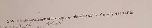 what is the speed of the electromagnetic waves please solve using correct units ill give brainliest