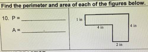 Pls help find area and perimeter