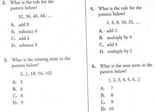 Pls answer 2,3,5,6 and thank you for helping and pls work it out