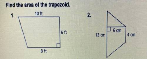 What is the area of this trapezoids