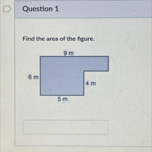 Find the volume of the figure