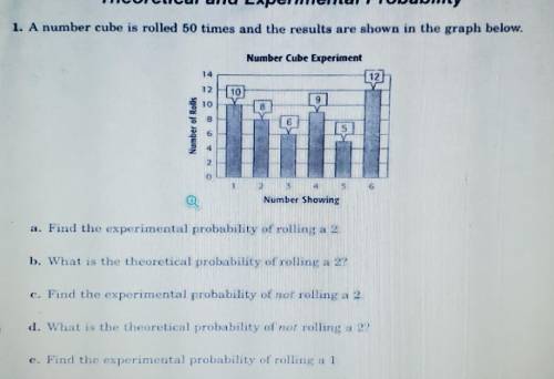 Experimental probability and theoretical pls help​