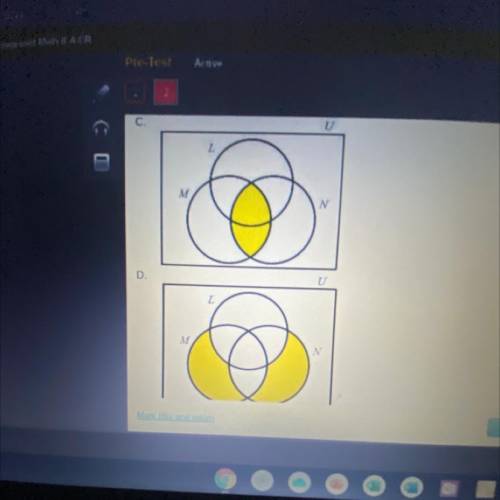 Which Venn diagram represents M u N?