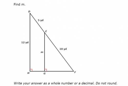 Find M please in this Geometry question.