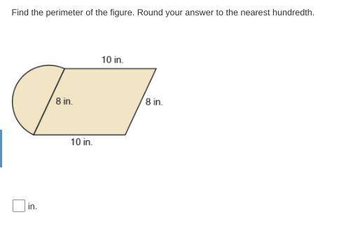 Find the perimeter of the figure. Round your answer to the nearest hundredth.