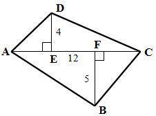 Find the Area of the following Polygons:Given: AC = 12. Also this one: