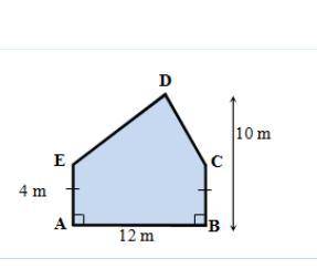 Find the area of the following polygon.