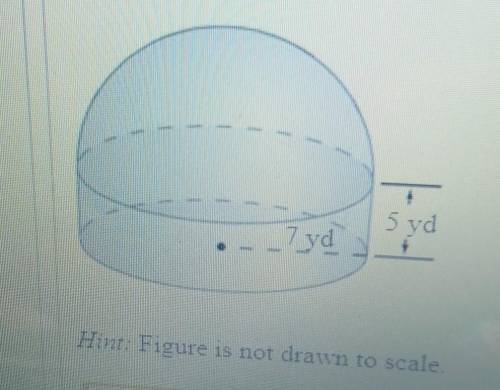 Find the volume of a figure. Use 3.14 for pi and round to the nearest hundredth, if necessary​