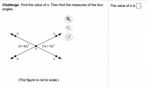 HELP NO LINKS PLEASE

Challenge: Find the value of x. Then find the measures of th